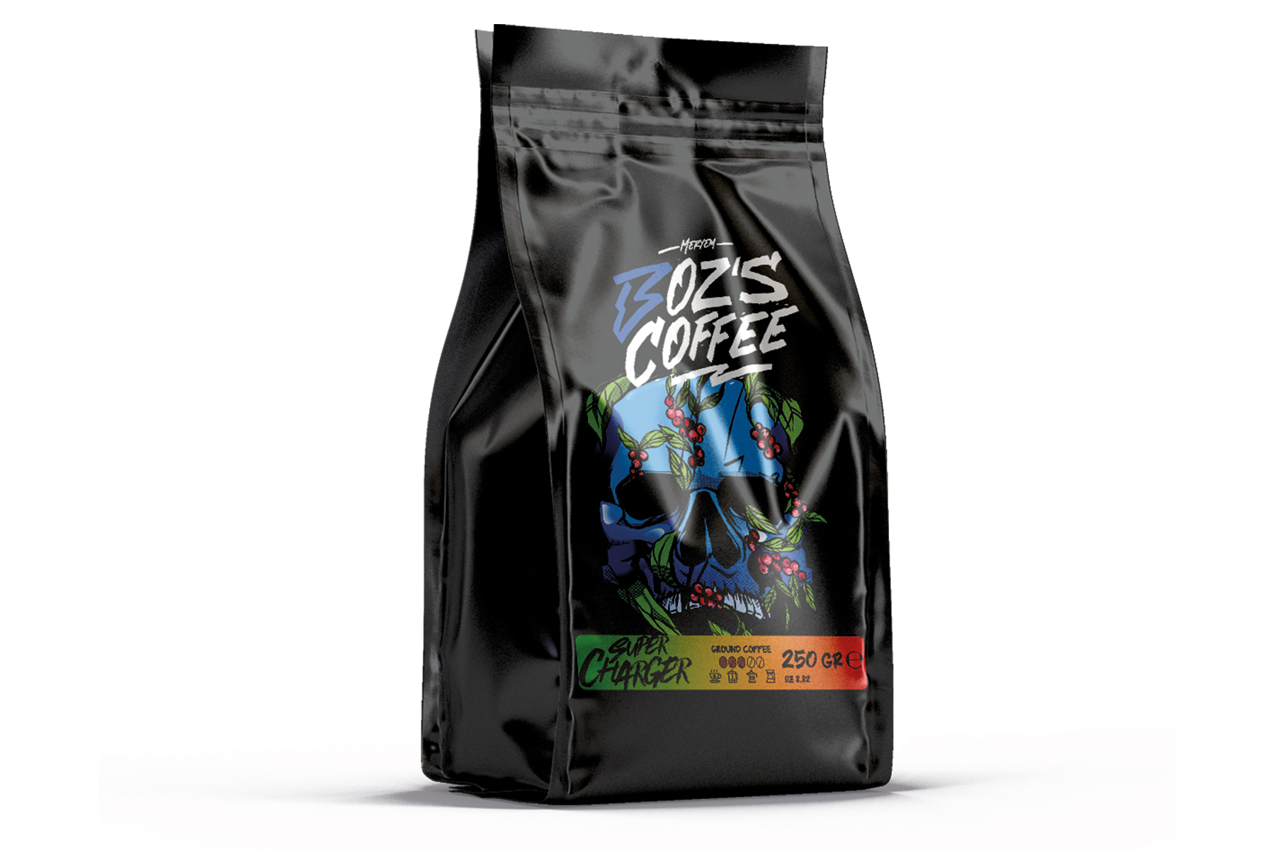 Super Charger 250 gr Yüksek Kafeinli Sporcu Kahvesi/ Öğütülmüş Filtre Kahve
