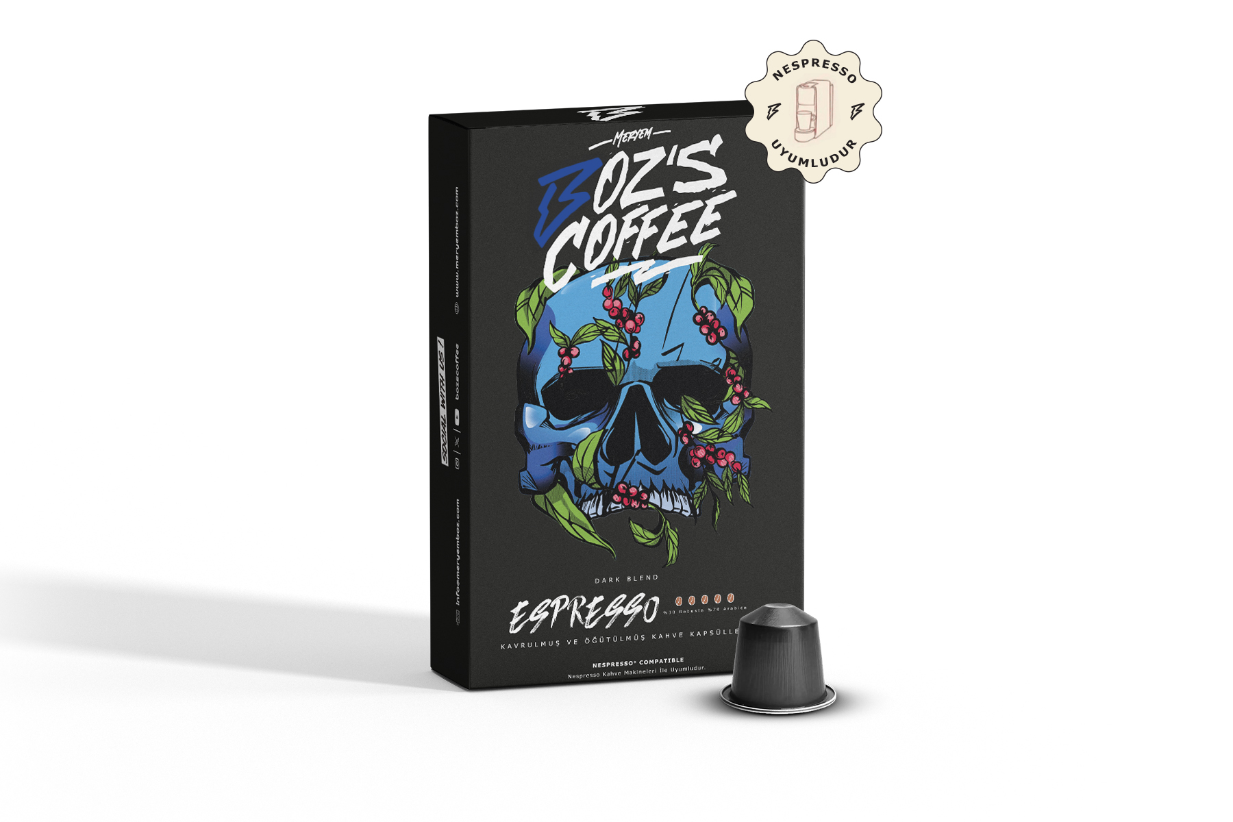 Dark Blend Nespresso Uyumlu Kapsül Kahve 10 Adet