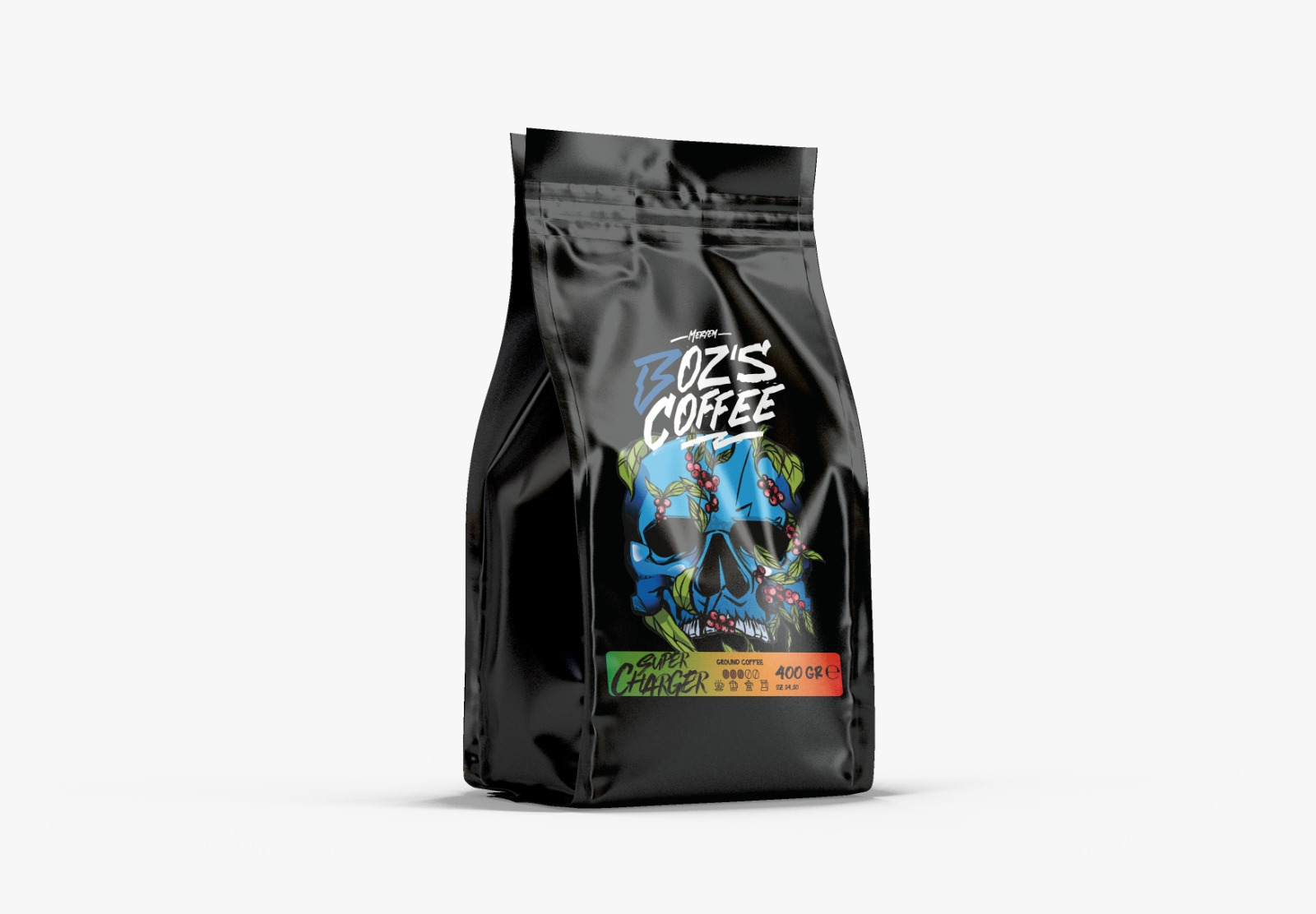 Super Charger 400 gr Yüksek Kafeinli Sporcu Kahvesi/ Öğütülmüş Filtre Kahve
